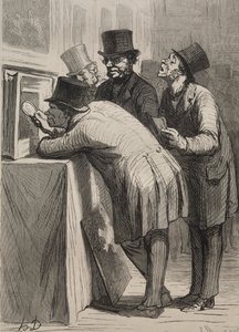 Der Auktionsraum: Der Amateur von Honoré Daumier