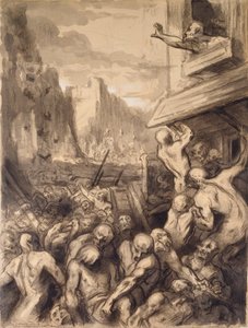 Die Zerstörung einer Stadt von Honoré Daumier