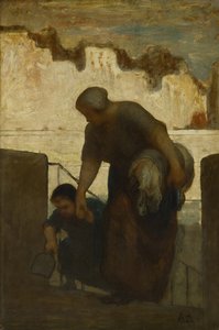 Die Wäscherin, ca. 1863