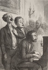 Die Sänger im Salon