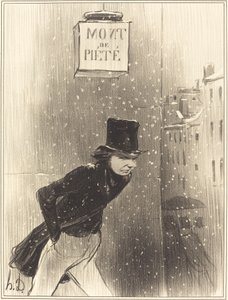 Ein Herr unter seinen Angelegenheiten von Honoré Daumier
