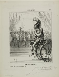 Ein europäisches Konzert. Nicht erlaubt, an diesem Teil teilzunehmen, Platte 171 aus Actualités