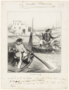 Seeschlacht von Honoré Victorin Daumier