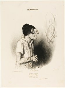 „Wie sehr ich es bedaure. Meine Arme einst so stark, meine Beine nie fett und nichts ging schief“ (ein altes Lied), Platte 1 aus Silhouetten
