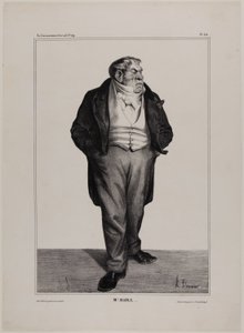 Herr Baill.., Tafel 312 aus Célébrités de la Caricature