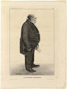 Herr Benjamin Dudessert, Tafel 287 aus Célébrités de la Caricature