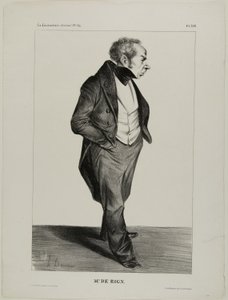 Herr De Rign, Platte 333 aus Célébrités de la Caricature von Honoré Victorin Daumier
