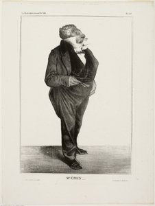 Herr Étien...., Platte 283 aus Célébrités de la Caricature