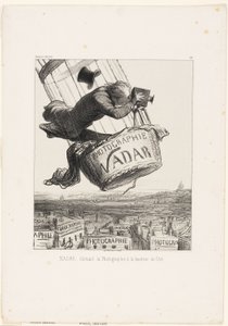 Nadar erhebt die Fotografie zur Kunst, Tafel 367 aus Souvenirs d’artistes
