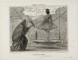 Die Mutter des Eros (nicht zu verwechseln mit Venus), Platte 10 aus Croquis Dramatiques von Honoré Victorin Daumier