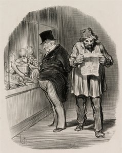 Arbeiter und Bourgeois, aus Les Parisiens En 1848