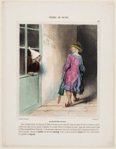 Ein chinesisches Insekt von Honoré Daumier
