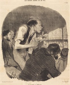 An der Porte Saint-Martin von Honoré Daumier