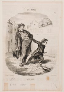 Ein Modell eines Sohnes von Honoré Daumier