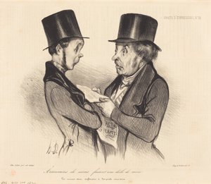 Minenaktionäre... von Honoré Daumier