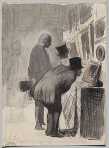 Kunstliebhaber von Honoré Daumier