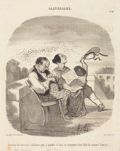 Vorteile der italienischen Terrassen von Honoré Daumier