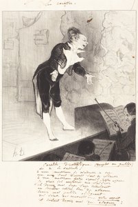 Dramatische Karotte von Honoré Daumier