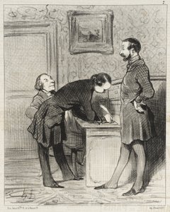 Es ist gut, weil es Ihr Freund ist... von Honoré Daumier