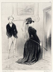 Es ist seltsam...mir kommen jetzt keine Ideen mehr... von Honoré Daumier