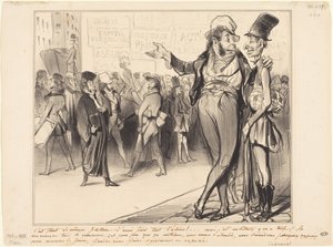 Es ist doch schmeichelhaft, so viele Schüler ausgebildet zu haben!... von Honoré Daumier
