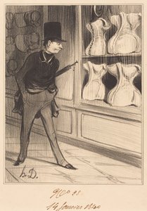 Das ist einzigartig! Ich habe vier Größen genommen... von Honoré Daumier