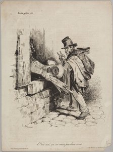 Das ist abgenutzt, das ist nicht zwei Sous wert, Nummer 143 aus der Serie Série Politique aus Le Charivari von Honoré Daumier
