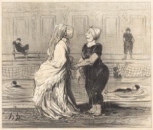 Liebe Baronin, ich gratuliere Ihnen ... von Honoré Daumier