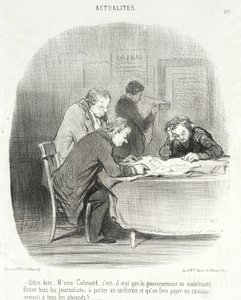 Sagen Sie mal, Herr Colimard... von Honoré Daumier