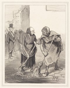 Sagen Sie mal, Frau Giboulard... von Honoré Daumier