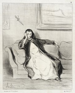 Hölle und Verdammnis!... Ausgepfiffen... Ausgepfiffen!!... Aaausgepfiffen! von Honoré Daumier