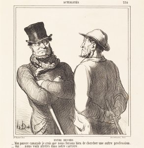 Zwischen Rekorden von Honoré Daumier
