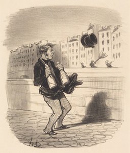 Kommen Sie doch herein, mein Herr... genieren Sie sich nicht... von Honoré Daumier