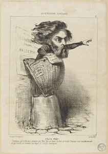 "Félix Pyat" von Honoré Daumier