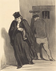 Es scheint... dass mein Kerl ein großer Schurke ist... von Honoré Daumier