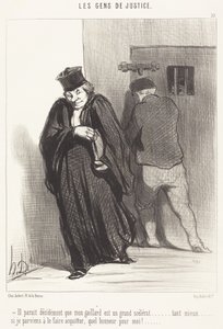 Es scheint... dass mein Bursche ein großer Schurke ist... von Honoré Daumier