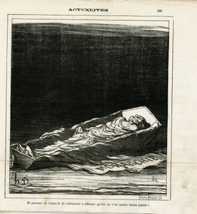 Illustration von Honoré Daumier (1808-1879) in Le Charivari