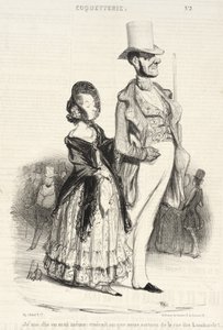 Ich sage mir selbst: Würde man glauben... von Honoré Daumier