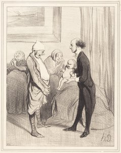 Der Eintritt ins Leben von Honoré Daumier