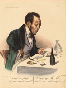 Die Spielkarte von Honoré Daumier