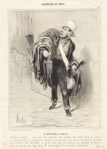 Der Kleiderhändler von Honoré Daumier