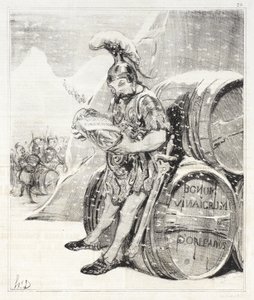 Der Übergang von Hannibal von Honoré Daumier