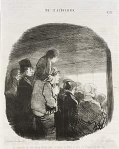 Das Schauspiel ist eine gute Sache für das Volk von Paris... von Honoré Daumier