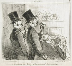 Der Triumph des Gerstenzuckers von Honoré Daumier