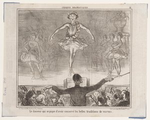 Der Tänzer, der sich rühmt, ... (Dramatische Skizzen), aus Le Charivari