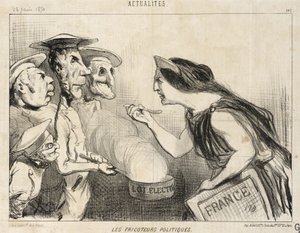 Die politischen Strippenzieher von Honoré Daumier