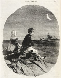 Madame Anastasie Boujot ist von erster Kraft... von Honoré Daumier