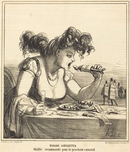 Madame Gargantua von Honoré Daumier
