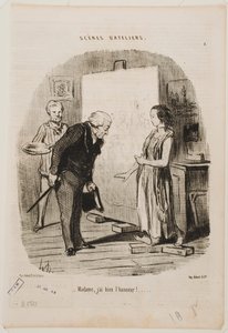 Madame, ich habe die Ehre. von Honoré Daumier