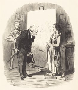 Madame, es ist mir eine große Ehre! von Honoré Daumier